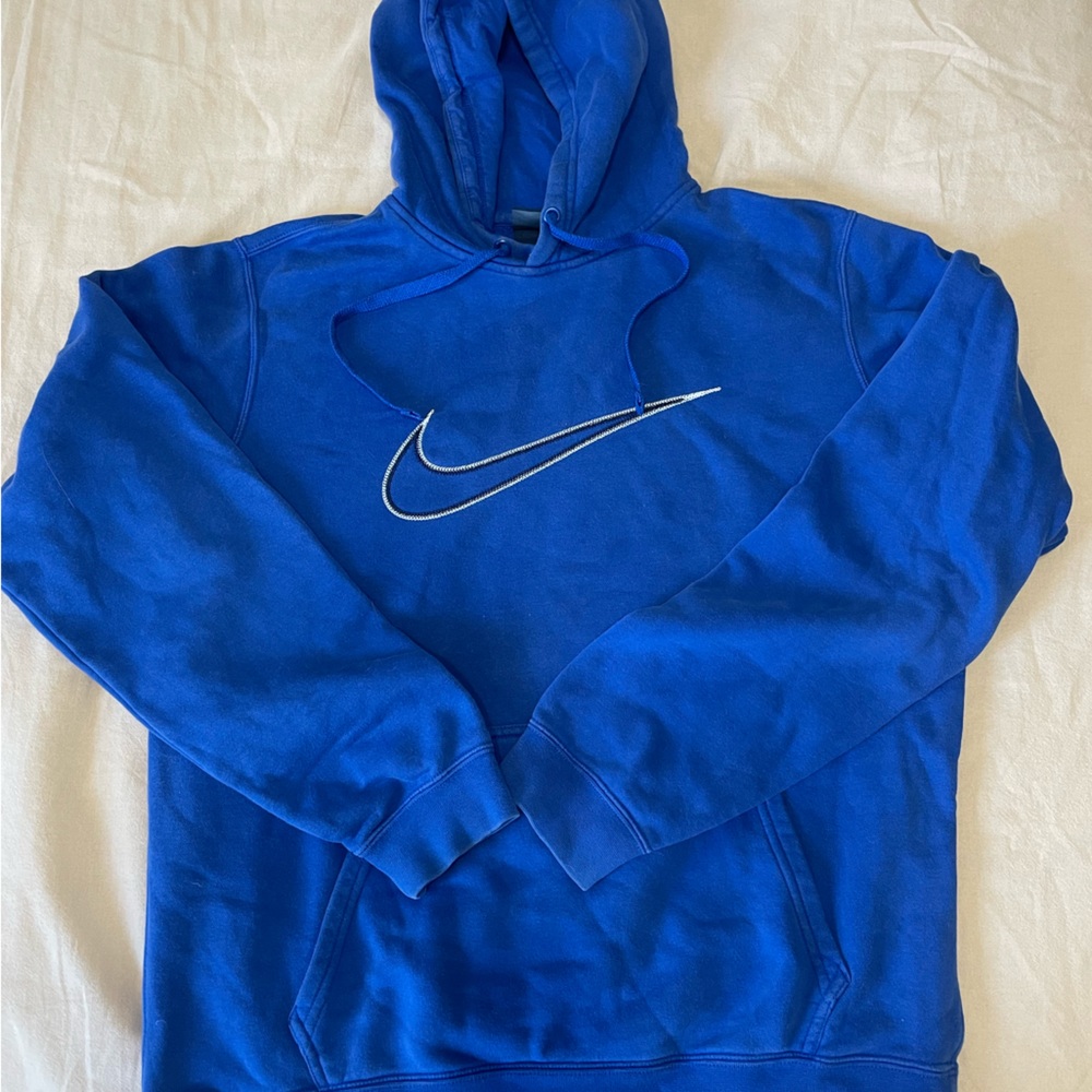 Blue Nike hoodie